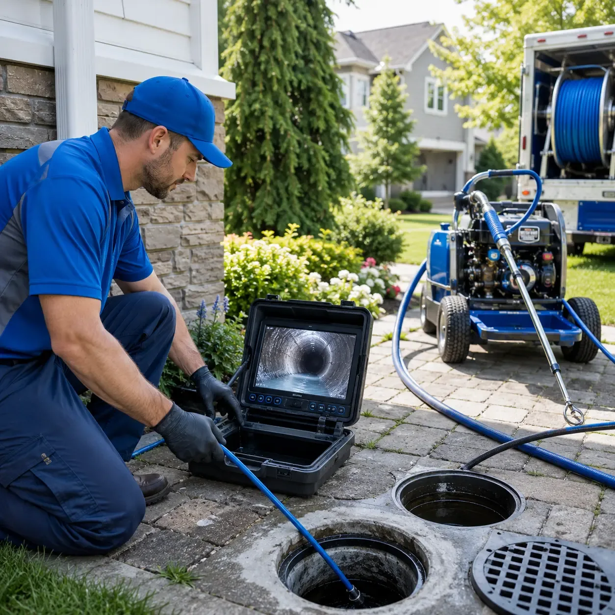 Outdoor drain cleaning professionals serving Edgewood, MD